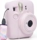 Pokrowiec LoveInstant Futerał Etui Pokrowiec Case Do Fujifilm Fuji Instax Mini 12 / Silikonowy / Różowy 4