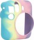 Pokrowiec LoveInstant Futerał Etui Pokrowiec Case Do Fujifilm Fuji Instax Mini 12 / Silikonowy / Tęcza 1