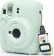 Pokrowiec LoveInstant Futerał Etui Pokrowiec Case Do Fujifilm Fuji Instax Mini 12 / Silikonowy / Zielony 5