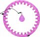HMS HHW12 PLUS SIZE HULA HOP VIOLET Z WYPUSTKAMI I OBCIĄŻNIKIEM HMS 1