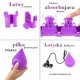 HMS HHW12 PLUS SIZE HULA HOP VIOLET Z WYPUSTKAMI I OBCIĄŻNIKIEM HMS 10