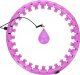 HMS HHW12 PLUS SIZE HULA HOP VIOLET Z WYPUSTKAMI I OBCIĄŻNIKIEM HMS 11
