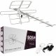 Antena RTV Spacetronik Antena DVB-T/T2 Spacetronik EOS L Combo White (aktywna) 1