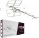Antena RTV Spacetronik Antena DVB-T/T2 Spacetronik EOS L Combo White (pasywna) 1