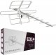 Antena RTV Spacetronik Antena DVB-T/T2 Spacetronik EOS L Combo White (pasywna) 8