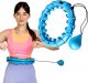 HMS Hula Hop One Fitness OHA01 z obciążnikiem i wypustkami niebieski 1