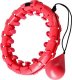 HMS OHA01 HULA HOP RED Z WYPUSTKAMI I OBCIĄŻNIKIEM ONE FITNESS 6