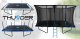 Trampolina ogrodowa Thunder Outside Phenom z siatką zewnętrzną 305 x 213 cm 3