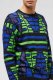 Custo Barcelona Bluzy marki Custo Barcelona model BUA41051366 kolor Niebieski. Odzież Męskie. Sezon: 48 1