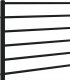 vidaXL vidaXL Metalowe wezgłowie, czarne, 200 cm 6