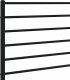 vidaXL vidaXL Metalowe wezgłowie, czarne, 107 cm 6