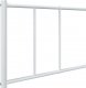 vidaXL vidaXL Metalowa rama łóżka z wezgłowiem, biała, 75x190 cm 9