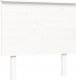 vidaXL vidaXL Rama łóżka z wezgłowiem, biała, 3FT, pojedyncza, lite drewno 8