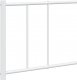 vidaXL vidaXL Metalowa rama łóżka z wezgłowiem, biała, 183x213 cm 9