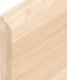 vidaXL vidaXL Półka, 100x30x4 cm, surowe lite drewno dębowe 3