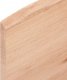 vidaXL vidaXL Półka, jasnobrązowa, 60x10x2 cm, lakierowane lite drewno dębowe 2