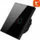 Avatto Dotykowy Włącznik Światła WiFi Avatto TS02-EU-B3 Potrójny TUYA (czarny) 2