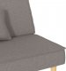 vidaXL vidaXL Rozkładana kanapa, kolor taupe, tapicerowana tkaniną 9