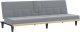 vidaXL vidaXL Rozkładana kanapa z uchwytami na napoje, jasnoszara, tkanina 2