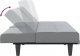 vidaXL vidaXL Rozkładana kanapa z uchwytami na napoje, jasnoszara, tkanina 9