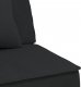 vidaXL vidaXL Sofa rozkładana w kształcie L, czarna, 255x140x70 cm, aksamit 7