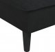 vidaXL vidaXL Sofa rozkładana w kształcie L, czarna, 255x140x70 cm, aksamit 8