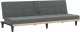 vidaXL vidaXL Rozkładana kanapa z uchwytami na napoje, ciemnoszara, tkanina 2