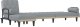 vidaXL vidaXL Sofa rozkładana L, jasnoszara, 260x140x70 cm, tkanina 3