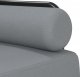vidaXL vidaXL Sofa rozkładana L, jasnoszara, 260x140x70 cm, tkanina 7
