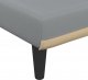vidaXL vidaXL Sofa rozkładana L, jasnoszara, 260x140x70 cm, tkanina 8