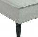 vidaXL vidaXL Sofa rozkładana L, jasnoszara, 255x140x70 cm, aksamit 8