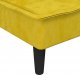 vidaXL vidaXL Sofa rozkładana L, żółta, 255x140x70 cm, aksamit 9