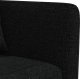 vidaXL vidaXL Sofa rozkładana L, czarna, 275x140x70 cm, tkanina 9