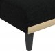 vidaXL vidaXL Sofa rozkładana L, czarna, 275x140x70 cm, tkanina 10