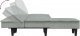 vidaXL vidaXL Sofa rozkładana L, jasnoszara, 255x140x70 cm, aksamit 6