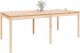 vidaXL vidaXL Stół ogrodowy, 203,5x100x76 cm, lite drewno sosnowe 4