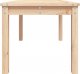 vidaXL vidaXL Stolik ogrodowy, 82,5x50,5x45 cm, lite drewno sosnowe 6