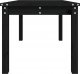 vidaXL vidaXL Stolik ogrodowy, czarny, 82,5x50,5x45 cm, lite drewno sosnowe 6