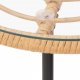 vidaXL vidaXL Stół jadalniany, 55 cm, szkło hartowane i stal 4