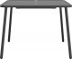 vidaXL vidaXL Stolik ogrodowy, antracytowy, 100x100x71 cm, stal 3