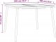 vidaXL vidaXL Stolik ogrodowy, antracytowy, 100x100x71 cm, stal 7