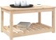 vidaXL vidaXL Stolik ogrodowy, 82,5x50,5x45 cm, lite drewno sosnowe 4