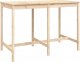 vidaXL vidaXL Stół ogrodowy, 159,5x82,5x110 cm, lite drewno sosnowe 2