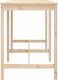 vidaXL vidaXL Stół ogrodowy, 159,5x82,5x110 cm, lite drewno sosnowe 5