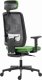 Krzesło biurowe Powerton Powerton Ergonomiczny fotel biurowy Lucie, Zielony 4