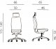 Krzesło biurowe Powerton Powerton Ergonomiczny fotel biurowy Jana, Czarny 5