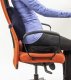Powerton Ortopedyczna poduszka, plastikowa końcówka odporna na nacisk, ergonomiczna, czarny, pianka z efektem pamięci, Powerton 3