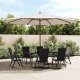 vidaXL vidaXL Parasol ogrodowy na drewnianym słupku, piaskowy, 400x273 cm 1