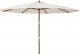 vidaXL vidaXL Parasol ogrodowy na drewnianym słupku, piaskowy, 400x273 cm 1