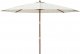 vidaXL vidaXL Parasol ogrodowy na drewnianym słupku, piaskowy, 400x273 cm 2
